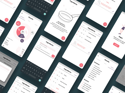 Nutrients app facelift app design facelift minimal redesign ui ux