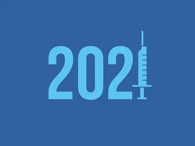 2021: Take the Vaccine 2021 geometric icons syringe vaccine
