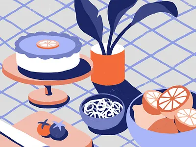 week 37 food illustration isometric