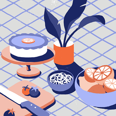 week 37 food illustration isometric