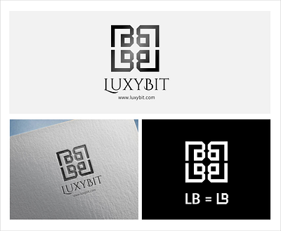 LuxyBit jewelry logo luxury