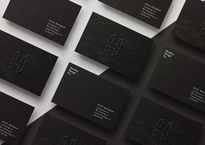 Hockley Design Co. Business Cards branding businesscard design