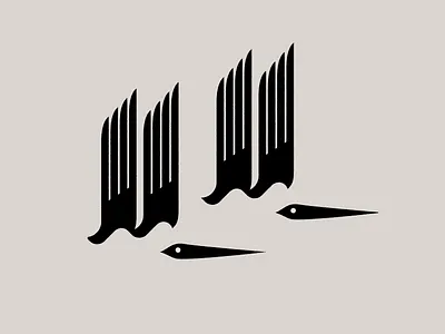 Birds Exploration II abstract abstract design art direction bird icons birds branding design fly graphic design graphics icons illustration johannlucchini logo logo design minimal vector vector art