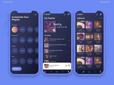 X Music App app design design app interaction design music app music ui musician ux