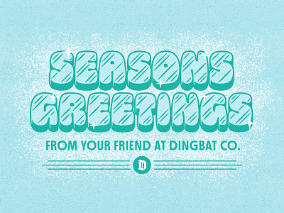 ❄️ font frozen holiday icy type typography winter
