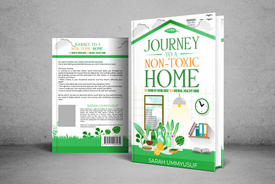 Book Cover Journey To A Non Toxic Home illustration art