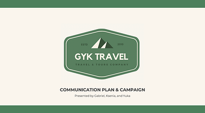 G Y K travel Communication Plan