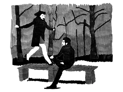 Il Genio art design graphic design illustration illustrator lettering minimal sketch