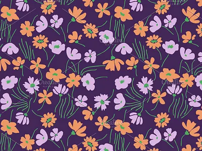 Floral pattern decorative design ditsy floral flower nature pattern seamless simple surface design texture