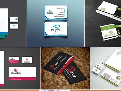 Business card designs branding businesscard illustration vector