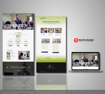 Yuri Yoga Website website design website development wordpress