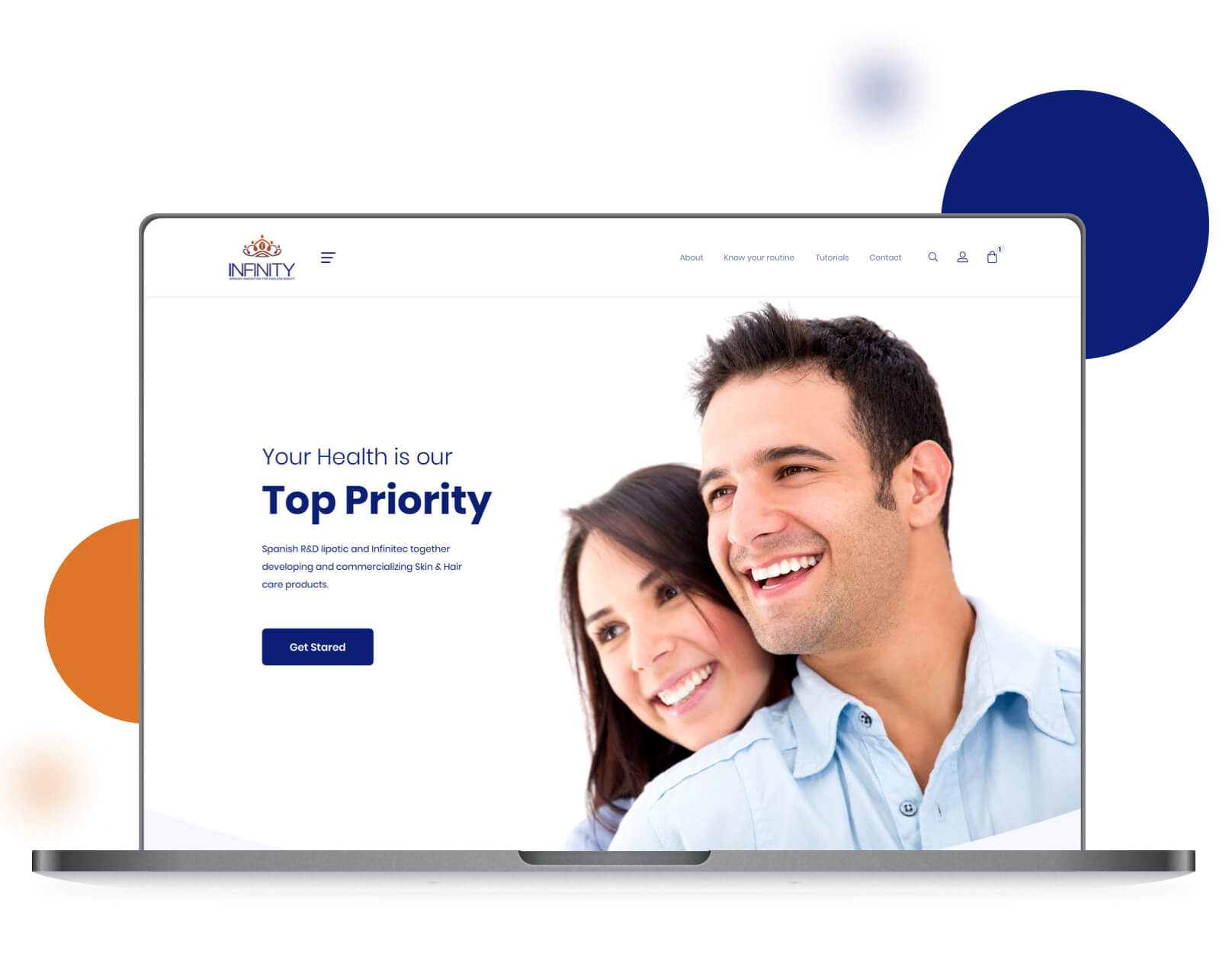 Infinity Clinic Pharma - E-Commerce & Brand Experience ecommerce healthcare minimaldesign pharmadesign product design