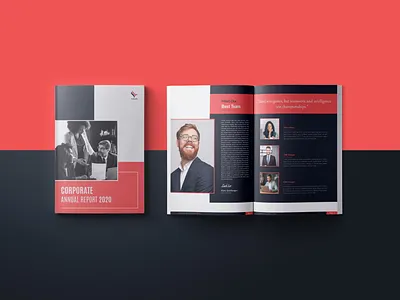 "CORPORATE ANNUAL REPORT - 2020" adobe indesign annual report brand identity branding brochure brochure design business brochure business brochure design color idea company profile corporate brochure design design design idea