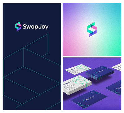 SwapJoy_Logo & Business Card Design clean design logo minimal minimalist modern simple simple clean interface