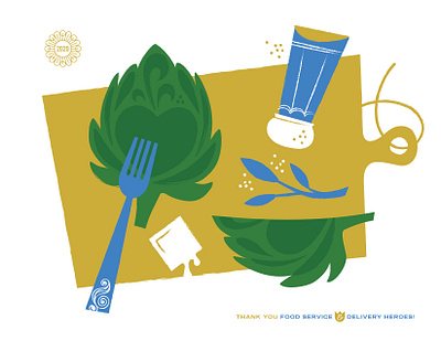 Artichoke 02 design illustration typography vector