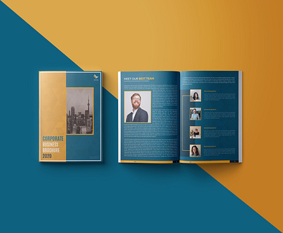 "CORPORATE BROCHURE - 2020" adobe indesign annual report design brand identity branding brochure brochure design business brochure design color idea company profile design corporate brochure corporate brochure design design design idea