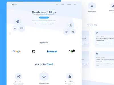 DevGuard design typography ui