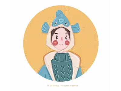 今日份的小姐姐呀 design design draw illustration illustration art banner design illustration design