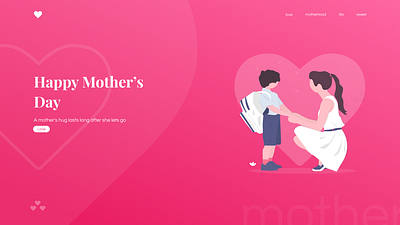 Mother's Day Special design ui