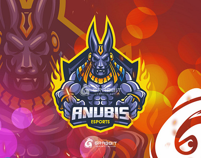 Anubis Esport Logo Design anubis cartoon cool design esport esports logos esports mascot gaming mascot logo icon illustration logo mascot mascot vector