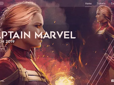 WebUI Captain Marvel design ui