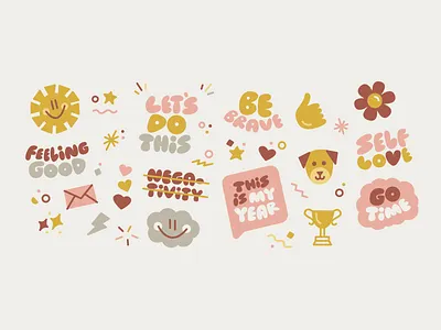 Passion Planner 2/3 2021 fun icon passionplanner sticker stuff vector vector illustration