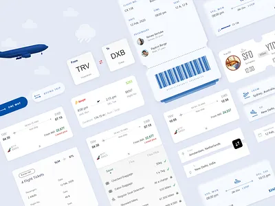 Flight booking appui kit app ui app ui ux booking app clean ui flight ui ui design ui kit ui ux uidesign