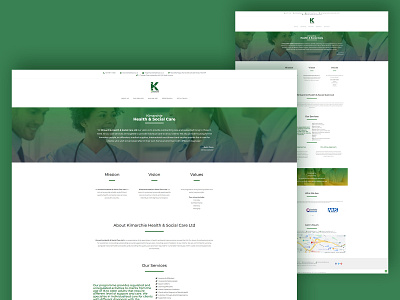 A Unique Website Design For A Hospital Management System design figma ui ux website
