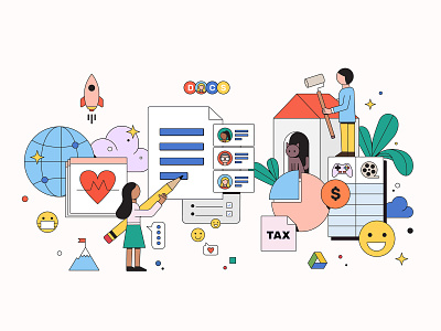 How Google Drive Can Make Every Corner of Your Life Easier 1 business covid data design diagram finance graphics health healthcare icon illustration illustrator leadership management mask relationships tech vector work workathome