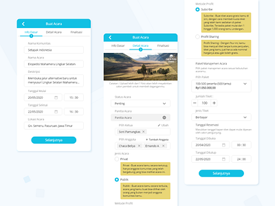 Create Event on Event Ticketing app event responsive responsive design responsive web design responsive website ticketing ui ui design uiux ux ux design web app
