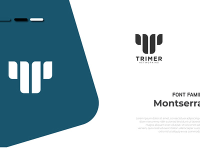 TRIMER NETWORKING 3d animation art brand branding company design flat graphic design illustration lifestyle logo logo design minimal minimalist logo modern motion graphics netwoking ui unique