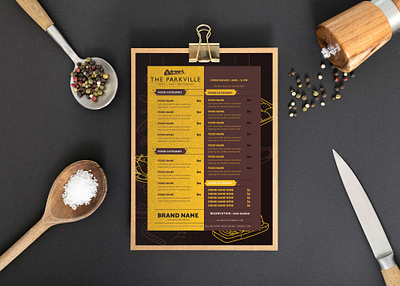Tropical Food Menu Design Template design illustration latest psd psd mockup