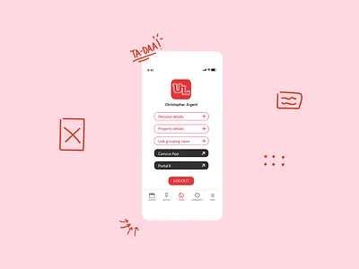 Unilodge app design ui ux web