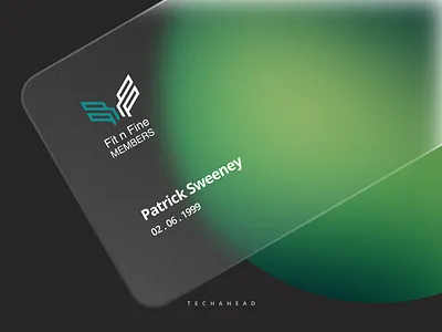 Glassmorphic branding clean ui design fitness glass glassmorphic glassmorphism graphics health illustration logo typography ui ux vector