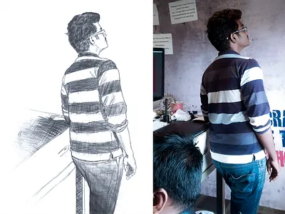 Pencil Sketch artwork drawing handlettering lineart pencil drawing pencil sketch sketchbookpro wacom intuos