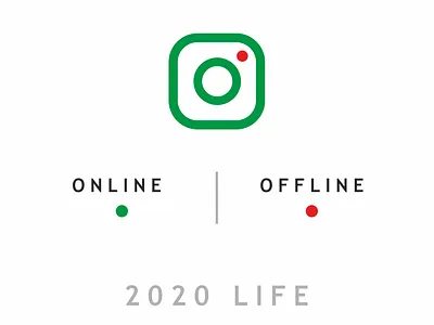 Logo online offline 2020 2020 design 2020 trend 2021 creative creative design creative design creative direction creative idea creative ideas creative logo creative marketing creativemarketing creativity happy new year happy new year 2021 instagram post instragram