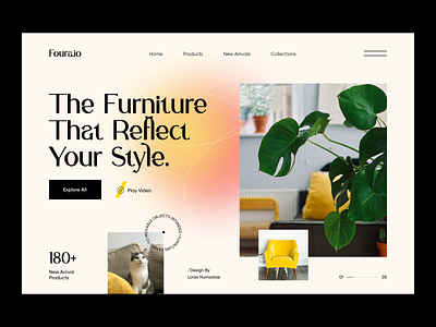 Furniture Website design home home page homepage landing landing page landingpage site uidesign uiux userinterface web design web page web site webdesign webpage website