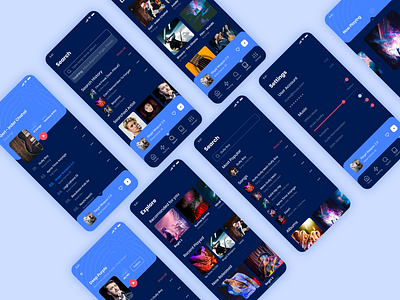 Music App Design design ui ui design ui ux uiux