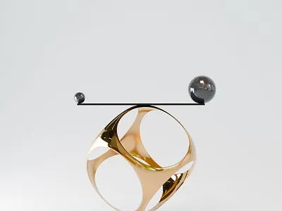 Balance 3d abstract abstract art blender cgi cycles geometric graphic render