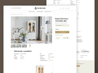 Product card design for Bemondi bedroom clean design desktop ecommerce elegant figmadesign furniture magento modern office online shop online store premium product card shopware sketchapp ui ux web design