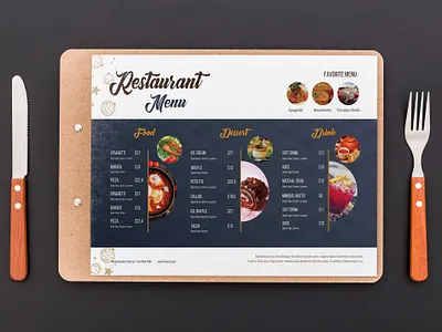 Elegant Menu Design Templates branding design illustration logo ui