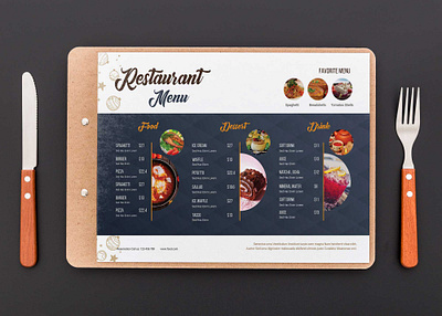 Elegant Menu Design Templates branding design illustration logo ui