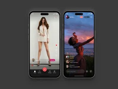 Sleek & Engaging Social Media UI Design figma graphic design illustrator cc social media ui ui user interface ux