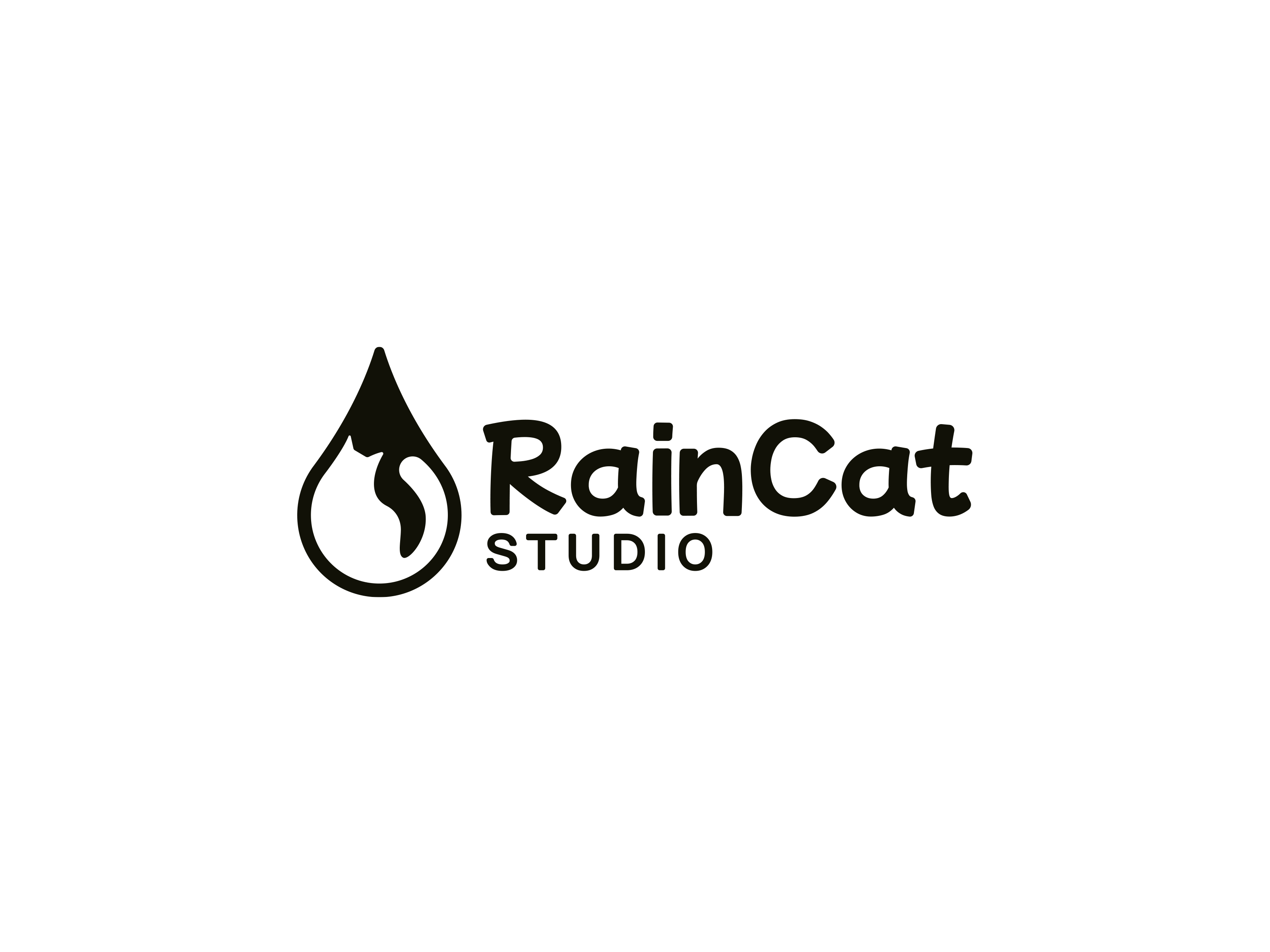 Cat in drop logo brand branding cat design drop elegant game graphic design logo logo design logo designer logodesign logodesigner logotype minimalism modern pet rain saas studio