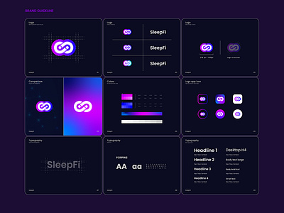 Branding abstract logo binance bitcoin brand brand style design branding creative crypto design identity illustration logo logo design logodesign network nft project sleepfi symbol typography visual identity