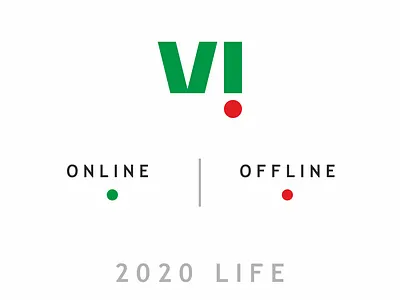 Logo online offline 6 2020 2020 trend 2021 2021 trend brand brand design brand identity branding branding design creative branding creative brands happy new year happy new year 2020 happy new year 2021 idea ideas identity branding marketing marketing campaign vodafone