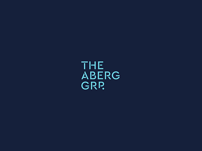 The Aberg Group Animated Logotype animation blue branding california concrete industrial isotype logo logotype motion motion graphics real estate realty san diego symbol