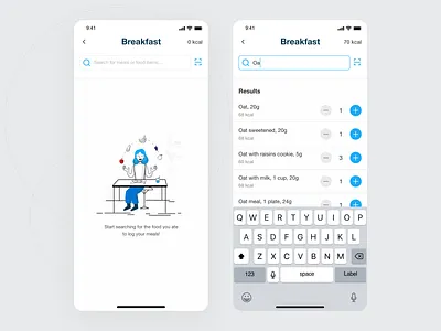 Food Intake Tracker UI UX Shot [Coming Soon!] design product design ui ux uxdesign web design