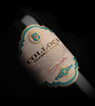 Colloca best wine label jordan jelev labelmaker lettering strategic branding the labelmaker wine branding wine label design wine label designer wine packaging