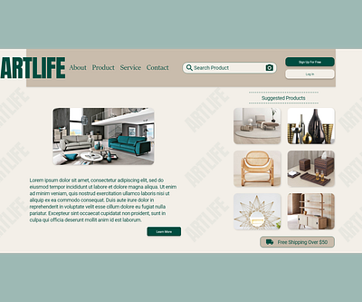 ARTLIFE WEBDESIGN app branding design graphic design logo minimal ui ux web website